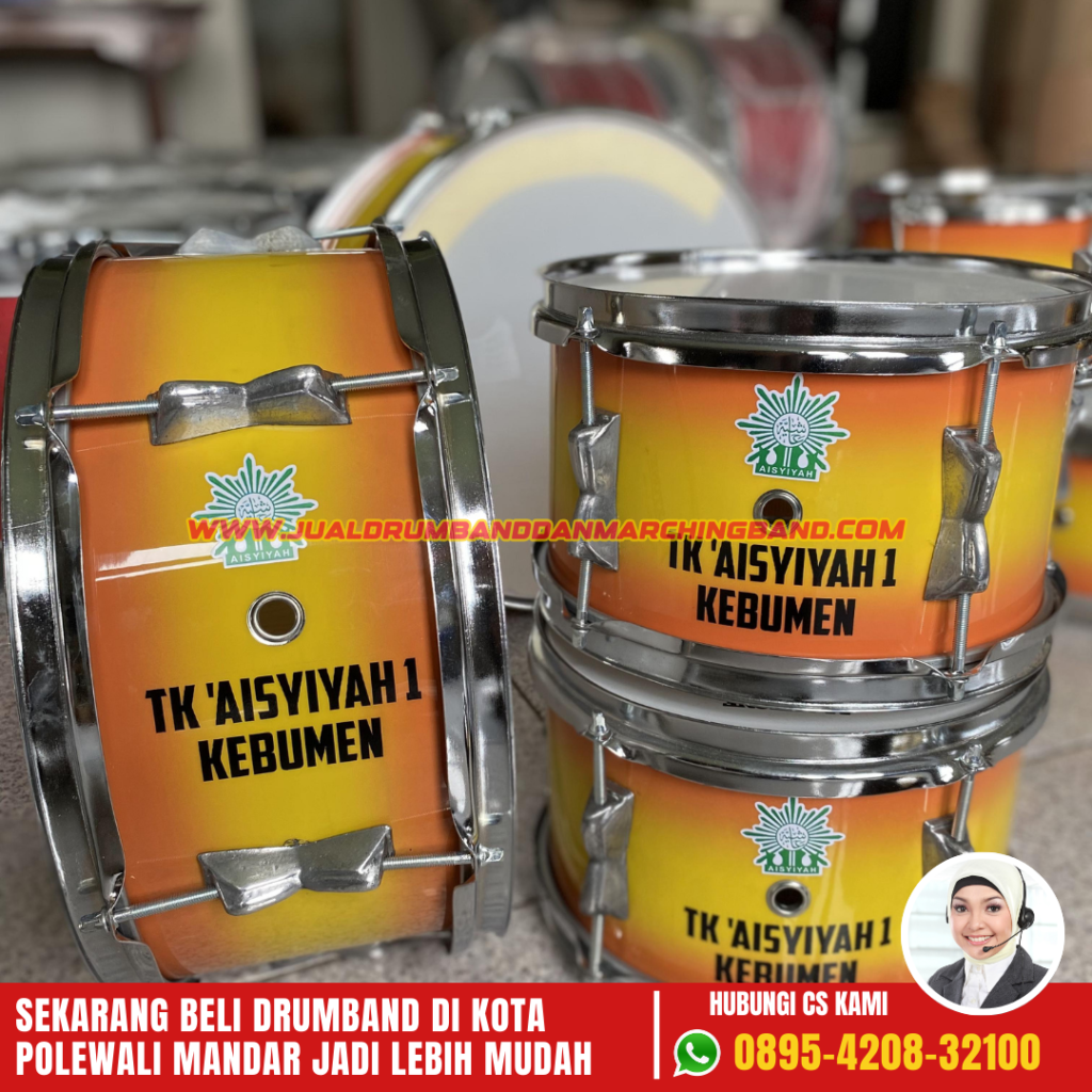 Jual 1 Set Drum band TK di Kota Polewali Mandar, Sulawesi Barat
