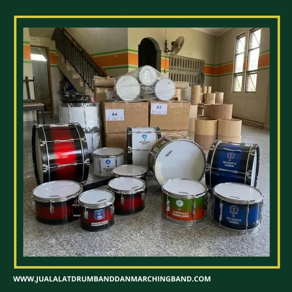 PAKET DRUMBAND FULL SET UNTUK TK, SD, SMP, DAN SMA